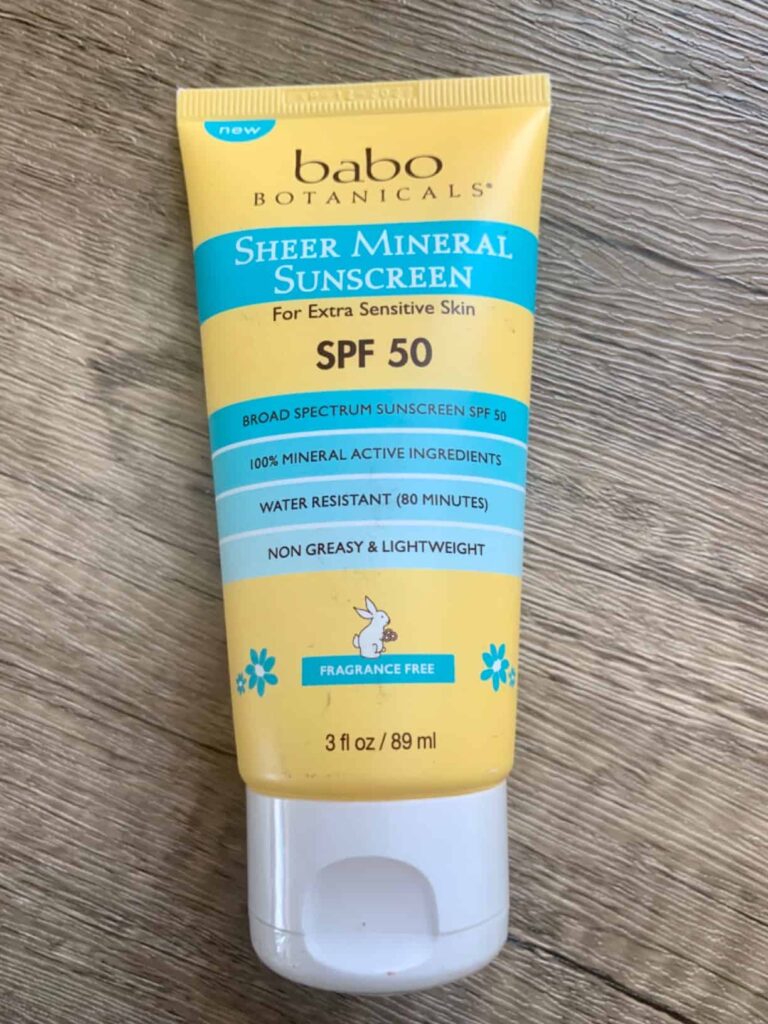 Babo Botanicals Sheer Mineral Sunscreen with SPF 50