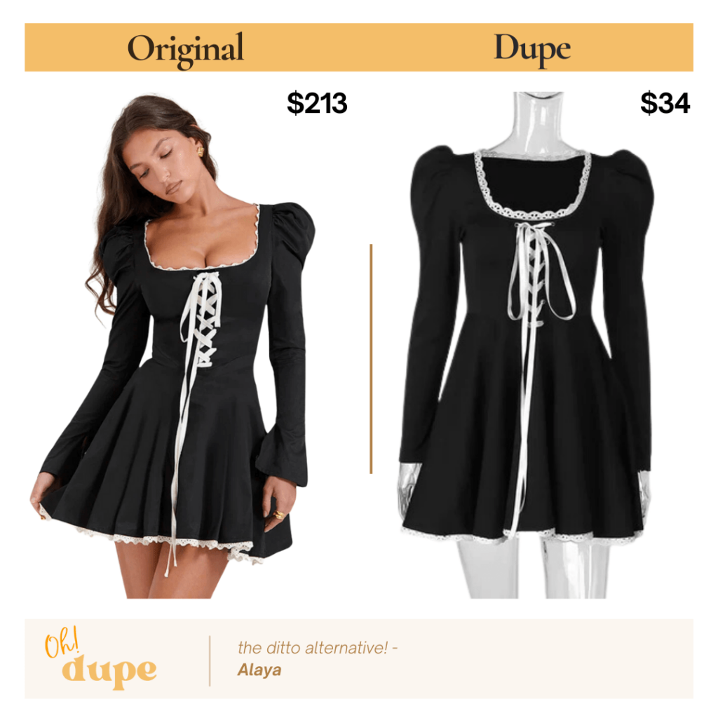 Oh Dupe's Elysian Elegance Mini Dress