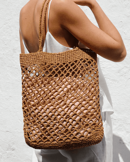 Plexida Raffia Tote Bag