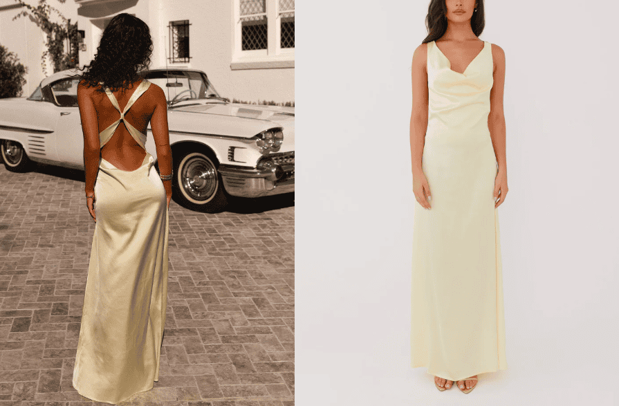 Peppermayo Exclusive- Musa Maxi Dress- Lemon