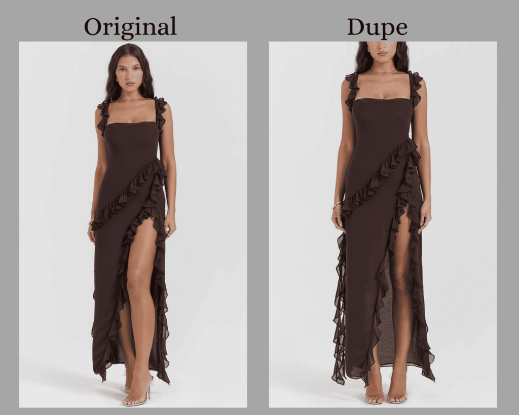 Inimgo Expresso Ruffle Maxi Dress 