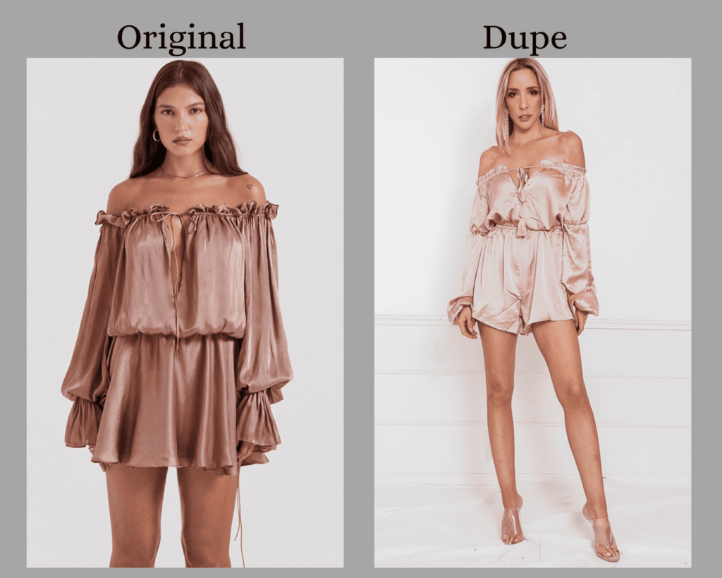 Haute & Rebellious Off-Shoulder Satin Romper 