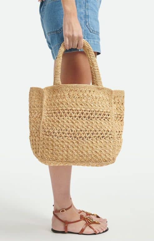 Vanessa Bruno Raffia Basket Bag 