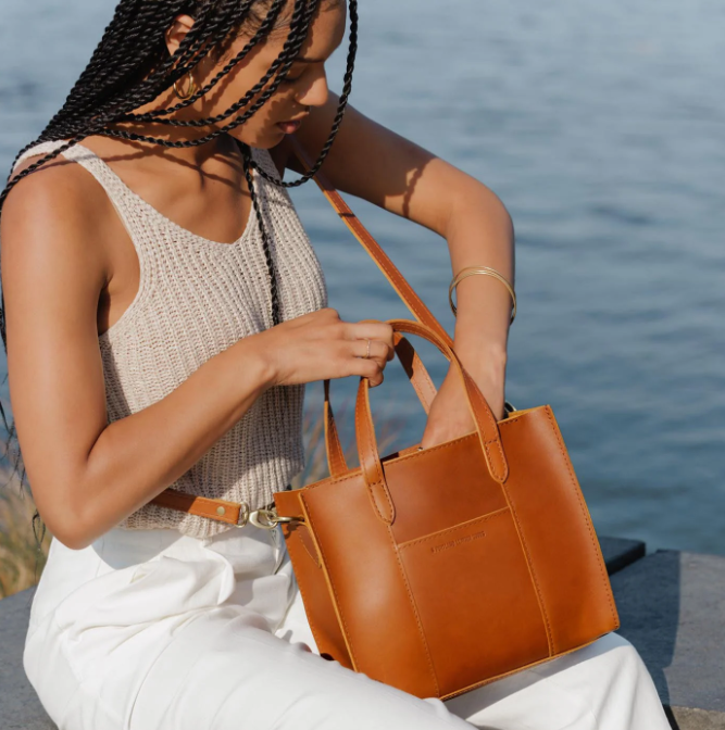 Portland Leather Lola Crossbody Tote